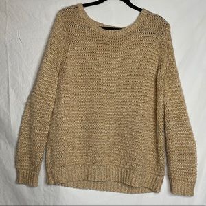 Forever 21 Gold Knitted Sweater